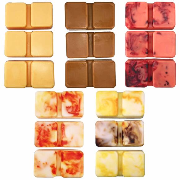 5 Pack - Caramel Apple Cinnamon Pumpkin Spice Vanilla Marshmallow Fall Wax Melts - Picture 15 of 15